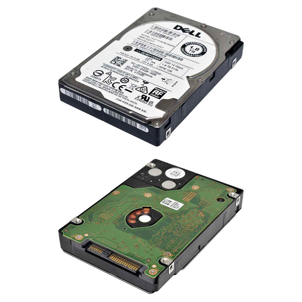 Dell HGST 1.8TB 0VTHDD HUC101818CS4204 2.5" 10K 12G SAS HDD Dell HGST 1.8TB 0VTHDD HUC101818CS4204 2.5" 10K 12G SAS HDD