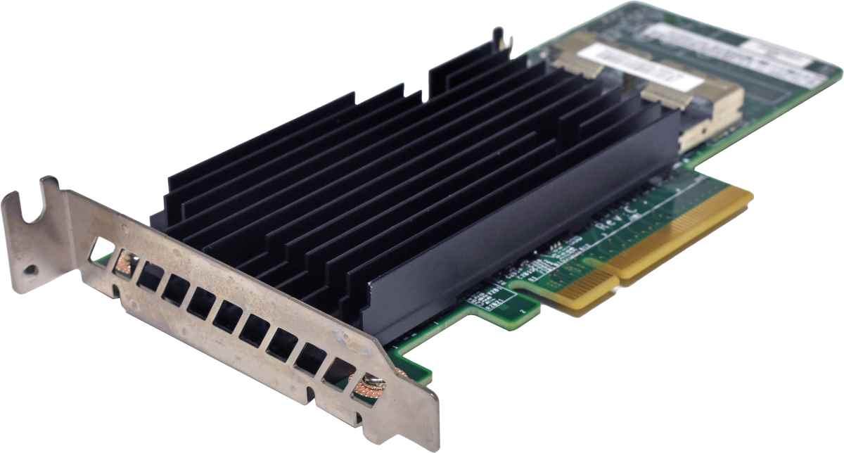 Intel G35828-312 8-Port SAS 6G PCIe x8 RAID Controller +Cable LP