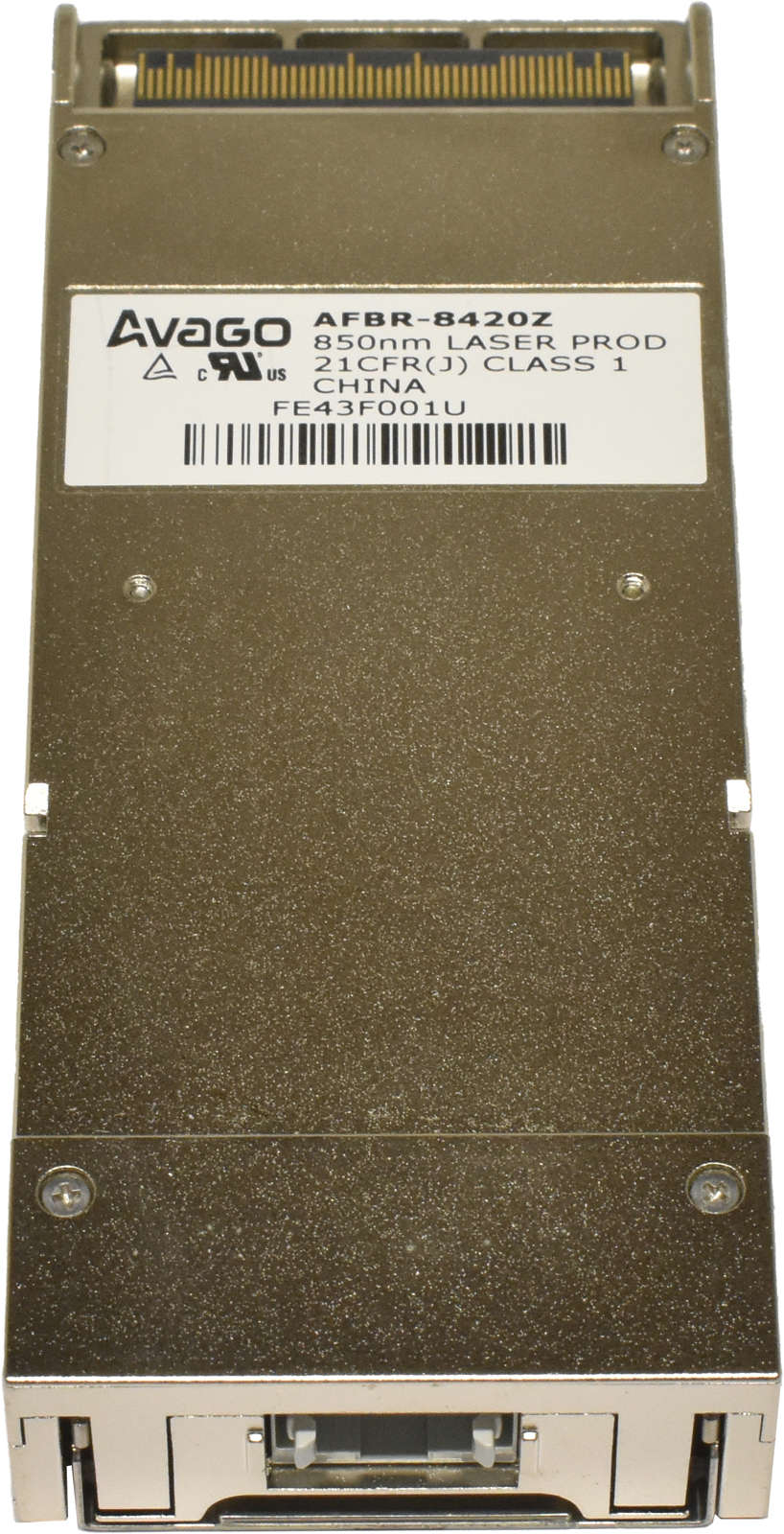 AVAGO-AFBR-8420Z-100Gbps-850nm-CFP2-Transceiver-Mo-001.jpg AVAGO AFBR-8420Z 100Gbps 850nm CFP2 Transceiver Module