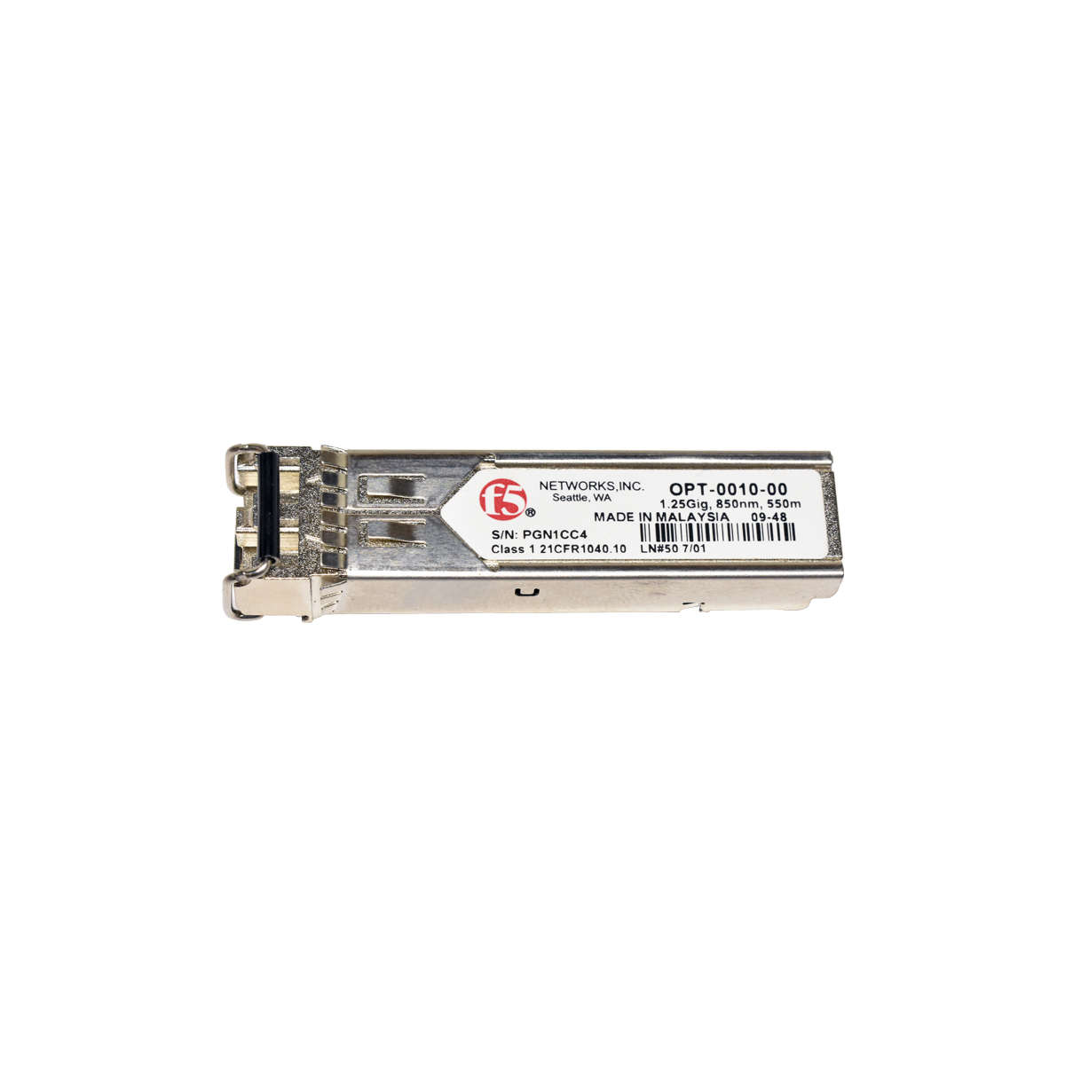 F5-Networks-OPT-0010-00-1-25G-850nm-Mini-GBIC-SFP-003.jpg F5 Networks OPT-0010-00 1.25G 850nm Mini GBIC SFP Transceiver