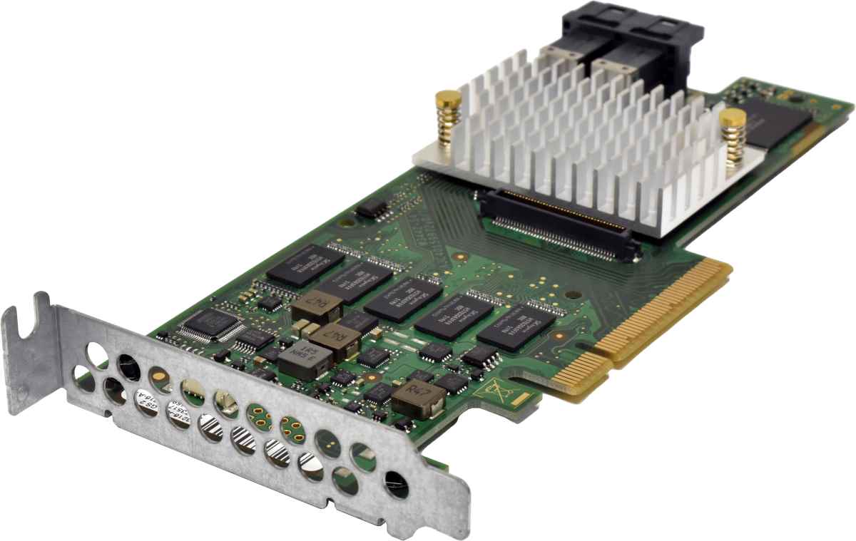 Fujitsu D3216-A13 GS2 LSI MR 9361-8i 12Gb PCIe x8 RAID Controller +2x SAS Kabel LP