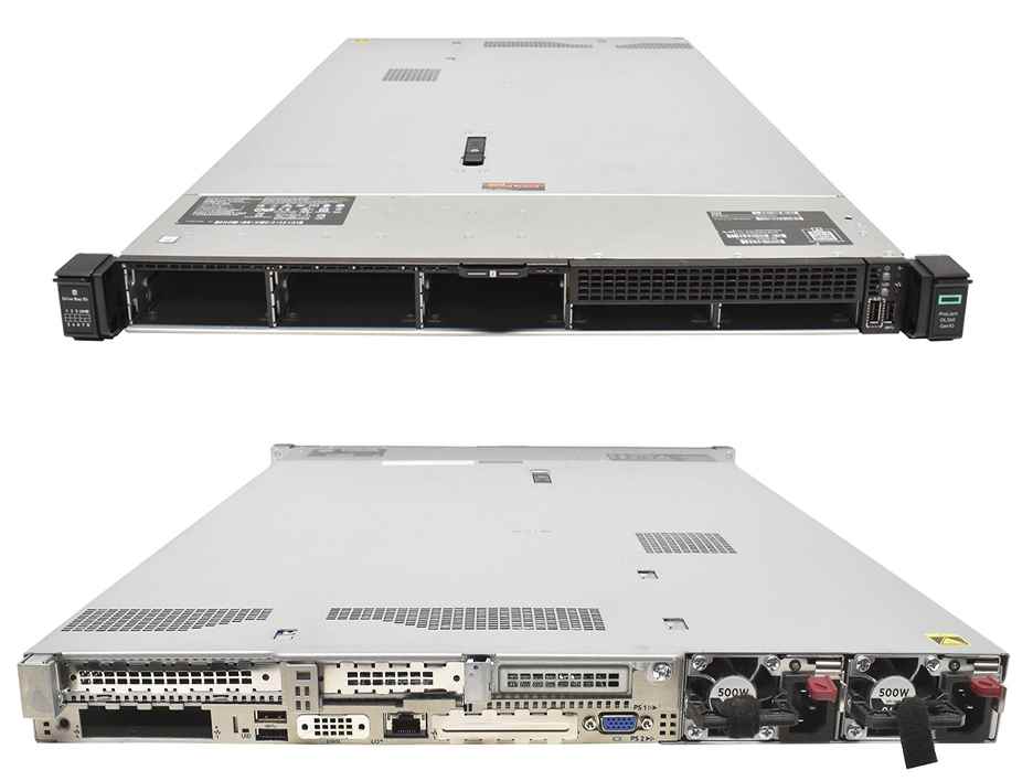 HP ProLiant DL360 G10 2xHS Performance NO CPU RAM Controller E208i 8x 2,5 SFF HP ProLiant DL360 G10 2xPlatinum 8260 128GB RAM Controller E208i 8x 2,5 SFF