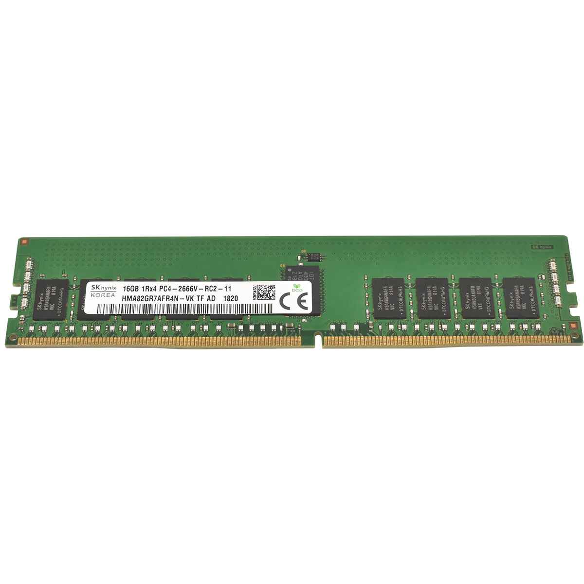 HP SKhynix 16GB 1Rx4 PC4-2666V-RC2 DDR4 RAM HMA82GR7AFR4N-VK 840757-091
