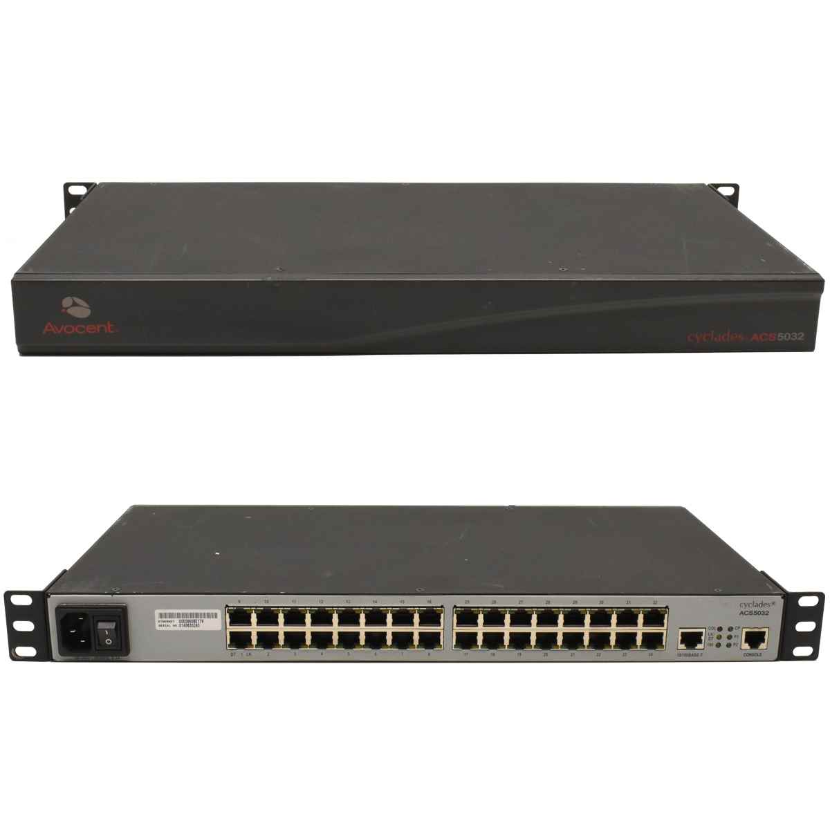 Avocent ACS5032 32-Port ACS 5032 520-554-501 Cyclades 32x RS-232 RJ45 Console Avocent ACS5032 32-Port ACS 5032 520-554-501 Cyclades 32x RS-232 RJ45 Console