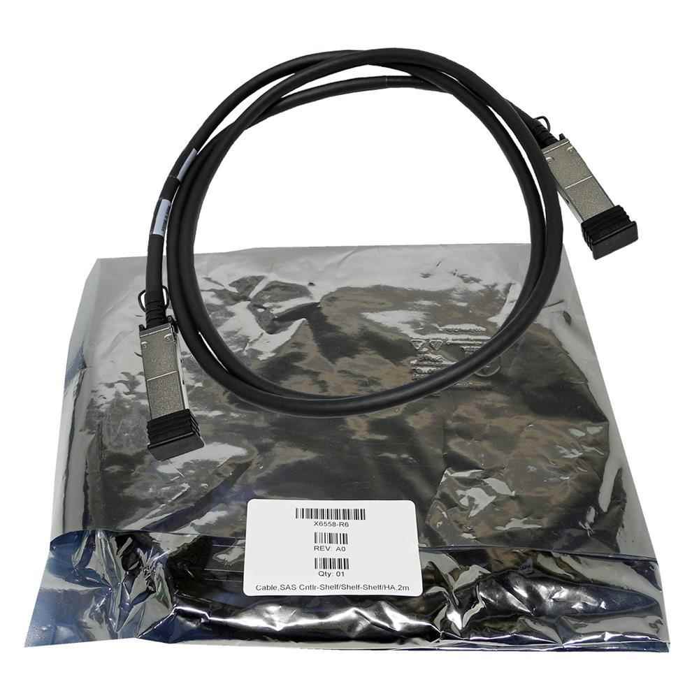 NetApp X6558-R6 QSFP-QSFP SAS Verbindungskabel 2 m lang PN 112-00177 NetApp X6558-R6 QSFP-QSFP SAS Verbindungskabel 2 m lang PN 112-00177
