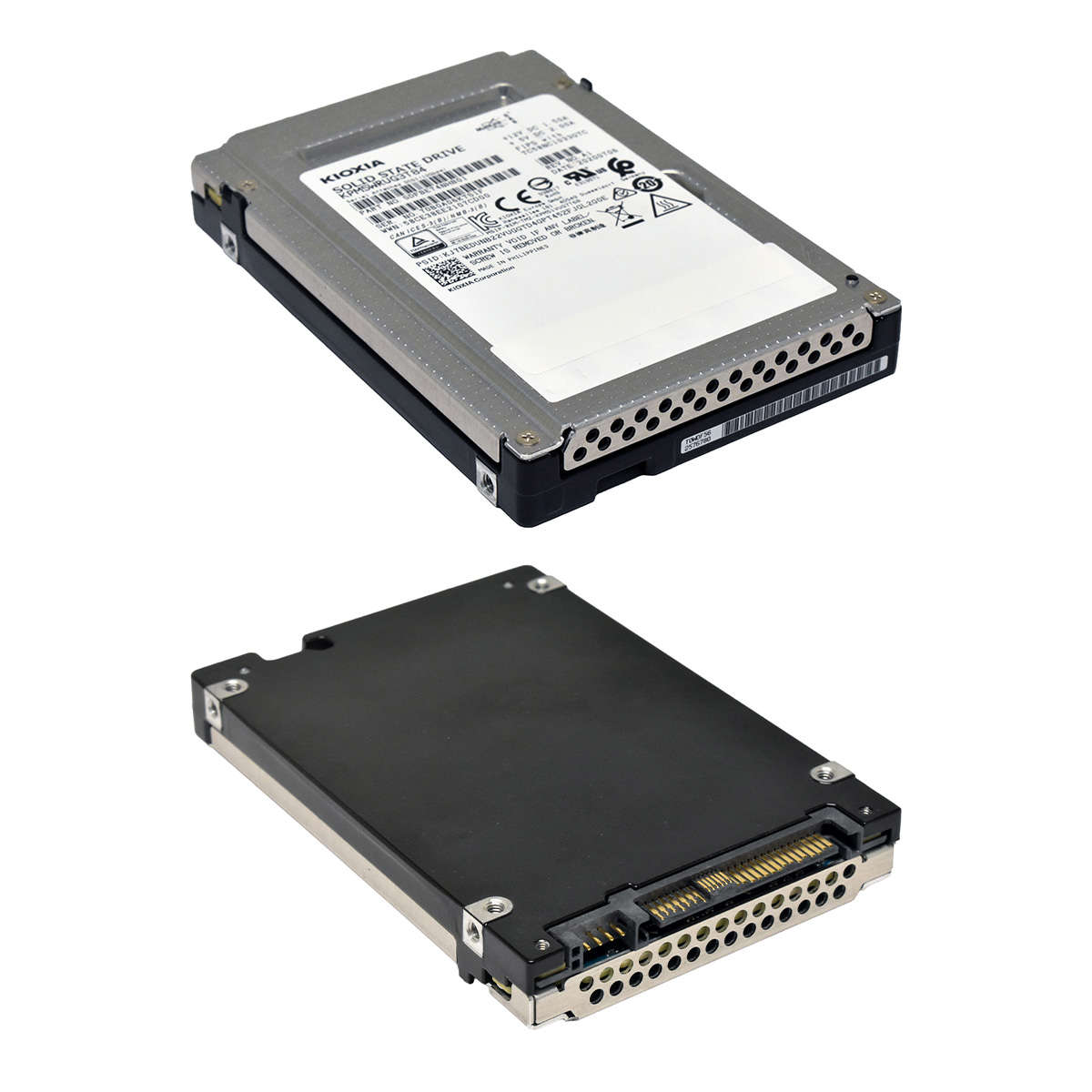 Kioxia-3-84TB-KPM5WRUG3T84-SDFBE74NHB01-2-5-12G-SA-005.jpg Kioxia 3.84TB 2.5" 12G SAS SED SSD KPM5WRUG3T84