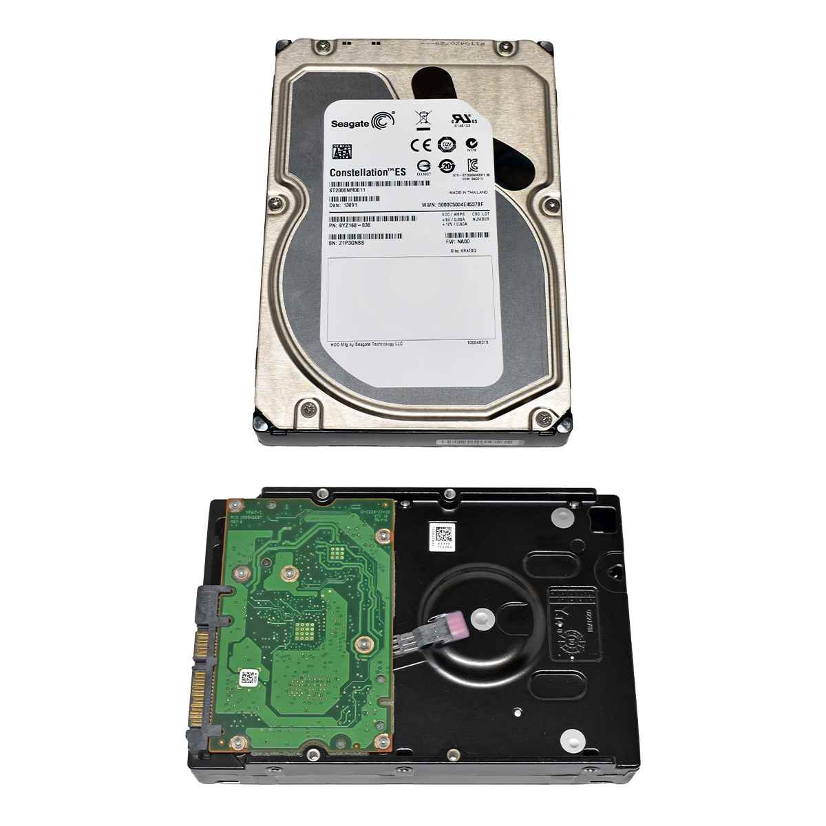 Seagate Constellation ES 2TB 3.5" 7,2K 6G SATA HDD ST2000NM0011 9YZ168-038 512 Bytes