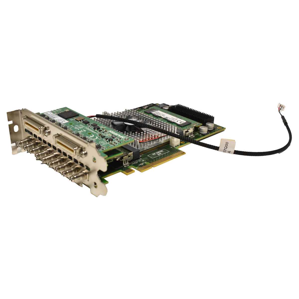 Harris/L3Harris 170-100549Q00 Capture Card, 9 Ports, 2GB RAM DDR3 Category E1 + 161-100657Q00 Harris/L3Harris 170-100549Q00 Capture Card, 9 Ports, 2GB RAM DDR3 Category E1 + 161-100657Q00