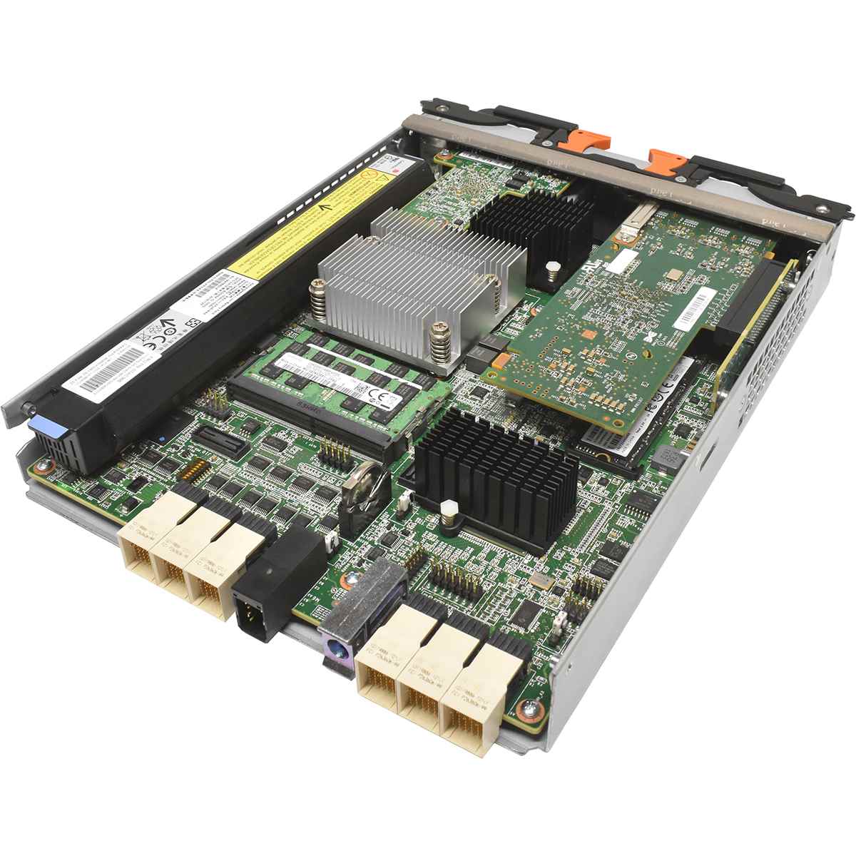 IBM 01LJ610 Controller Node Canister für Storwize V5030 V5030F + 4x 16Gbps GBIC