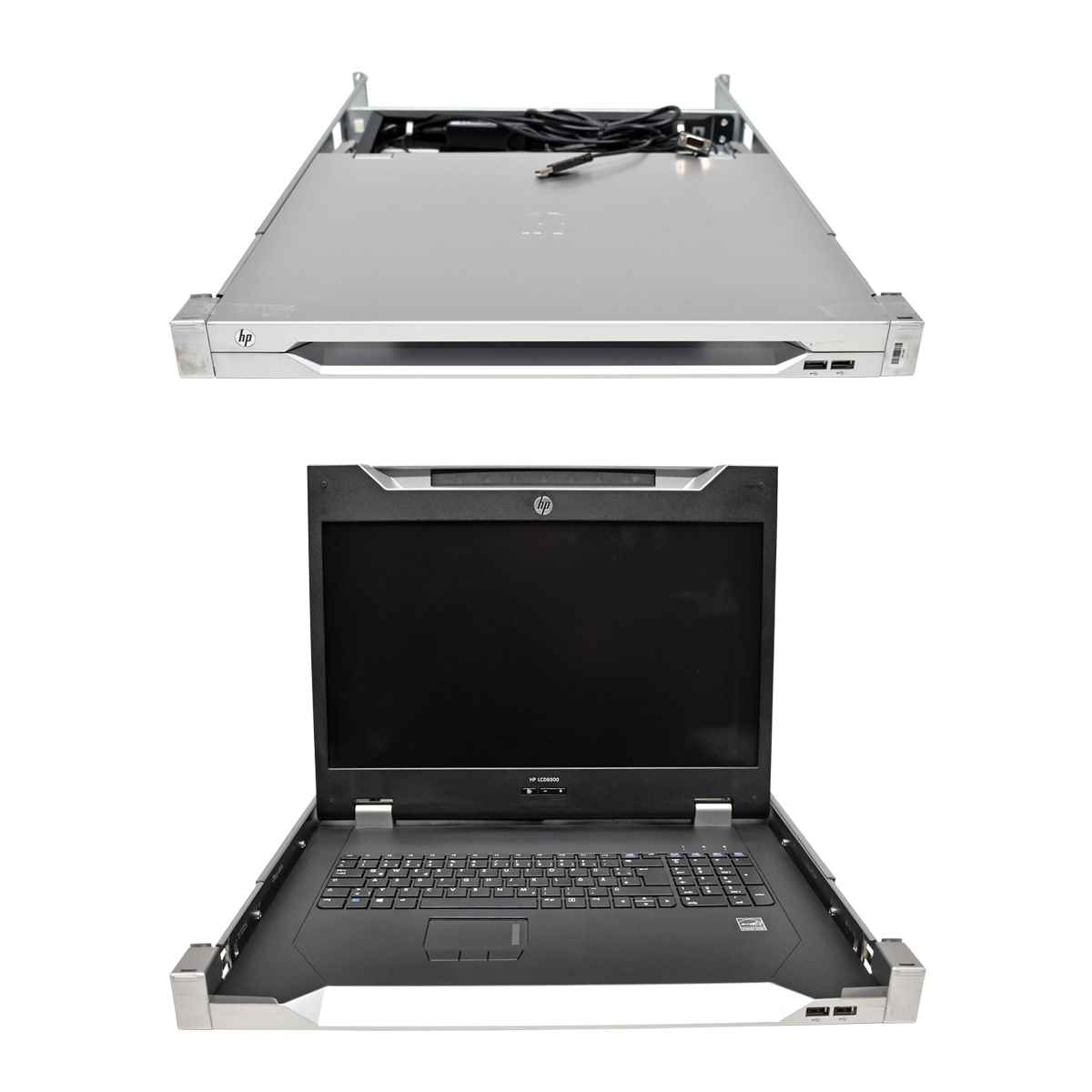 HP LCD8500 18,5" KVM Console 741492-001 AF630A + PSU + Rail Kit
