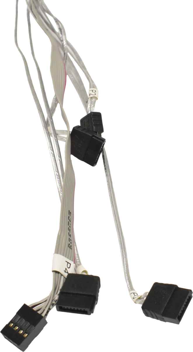 Supermicro SAS Kabel 1x SFF-8087 / 4x SATA / 1x 8-pin 6G 41/52 cm CBL-SAST-0654