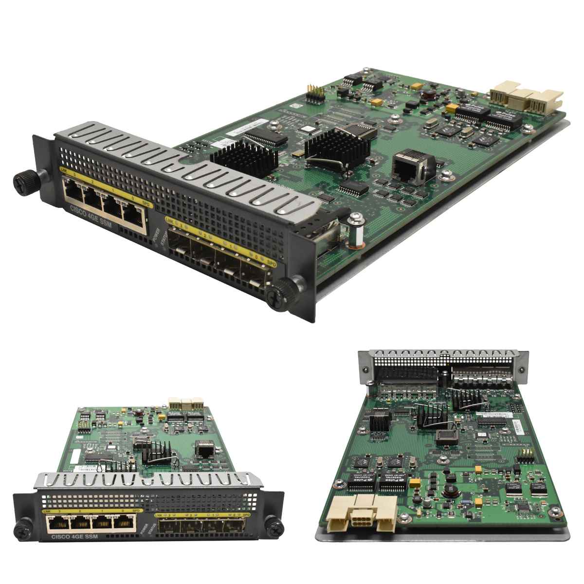 Cisco SSM-4GE ASA 5500 4-Port Gigabit Ethernet SSM RJ-45 SFP Line Module Cisco SSM-4GE ASA 5500 4-Port Gigabit Ethernet SSM RJ-45 SFP Line Module
