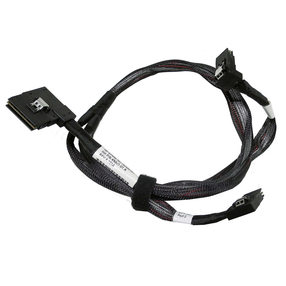 HP-782430-001-SAS-Kabel-60-75cm-lang-1xSFF-8087-do-002.jpg HP 782430-001 SAS Kabel 60/75cm lang 1xSFF-8087 doubleWide – 2xSFF-8087 Winkel für DL160 G9