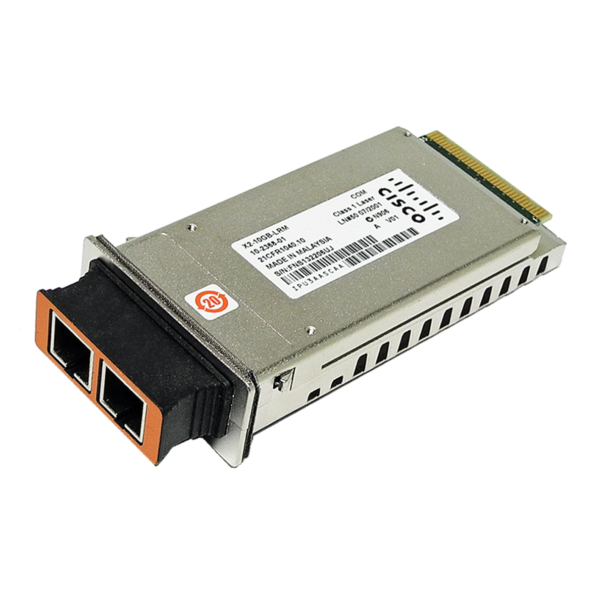 Cisco X2-10GB-LRM Original 10 Gigabit Ethernet Transceiver Module PN 10-2368-01 Cisco X2-10GB-LRM Original 10 Gigabit Ethernet Transceiver Module PN 10-2368-01