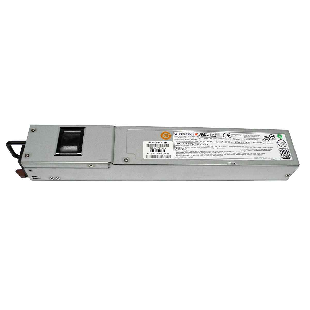 Supermicro PWS-504P-1R Power Supply/Netzteil 500W für CSE-813, 815 Chassis Supermicro PWS-504P-1R Power Supply/Netzteil 500W für CSE-813, 815 Chassis