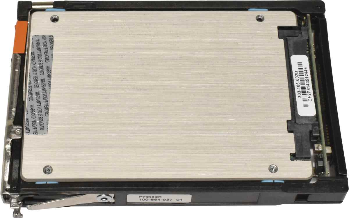 EMC Samsung 100GB 2.5" SAS SSD Flash Drive MZ-6SR1000/0C3 mit EMC Rahmen