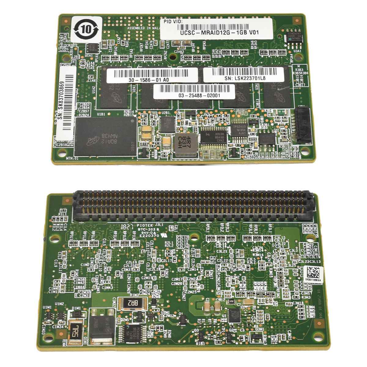 Cisco UCSC-MRAID12G-1GB 30-1586-01 1GB RAID Controller Cache Module