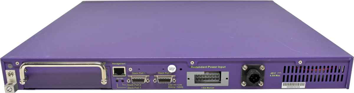 Extreme Summit X450a-48tDC 16165 48-Port RJ-45 GE Switch 4x 1G SFP no PSU