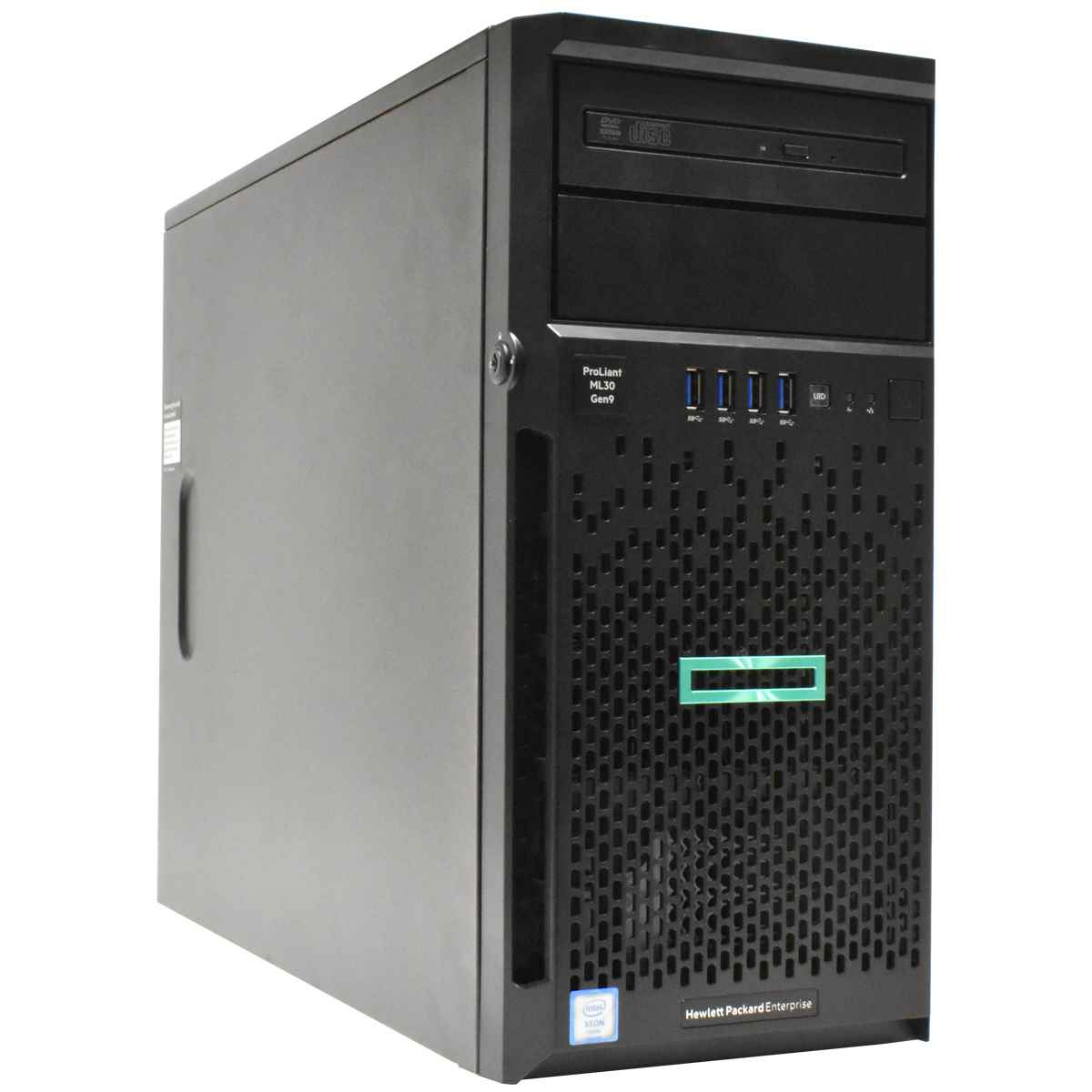 HP ProLiant ML30 Gen9 Tower Server Intel E3-1220 V5 3.00GHz CPU 8GB RAM 2xHDD 1 TB 4 Bay 3.5" + Dawicontrol RAID Controller HP ProLiant ML30 Gen9 Tower Server Intel E3-1220 V5 3.00GHz CPU 8GB RAM 2xHDD 1 TB 4 Bay 3.5"