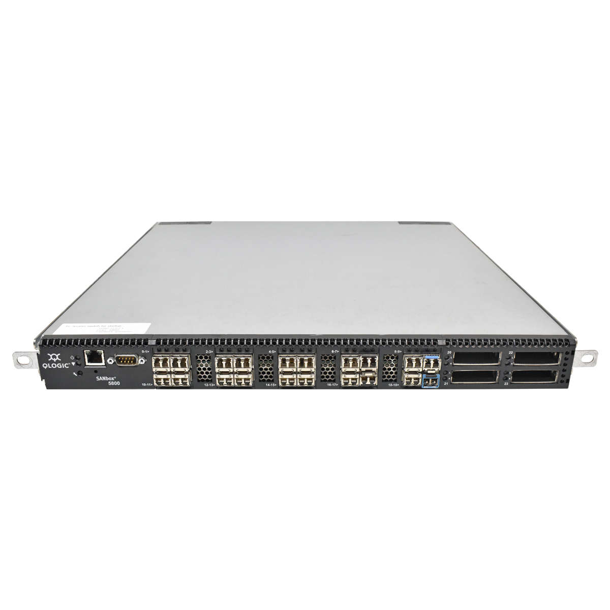 QLogic SANbox SB5802V-20A8 31970-01 8G 24-Port Stackable FC Switch 20 Mini GBICs