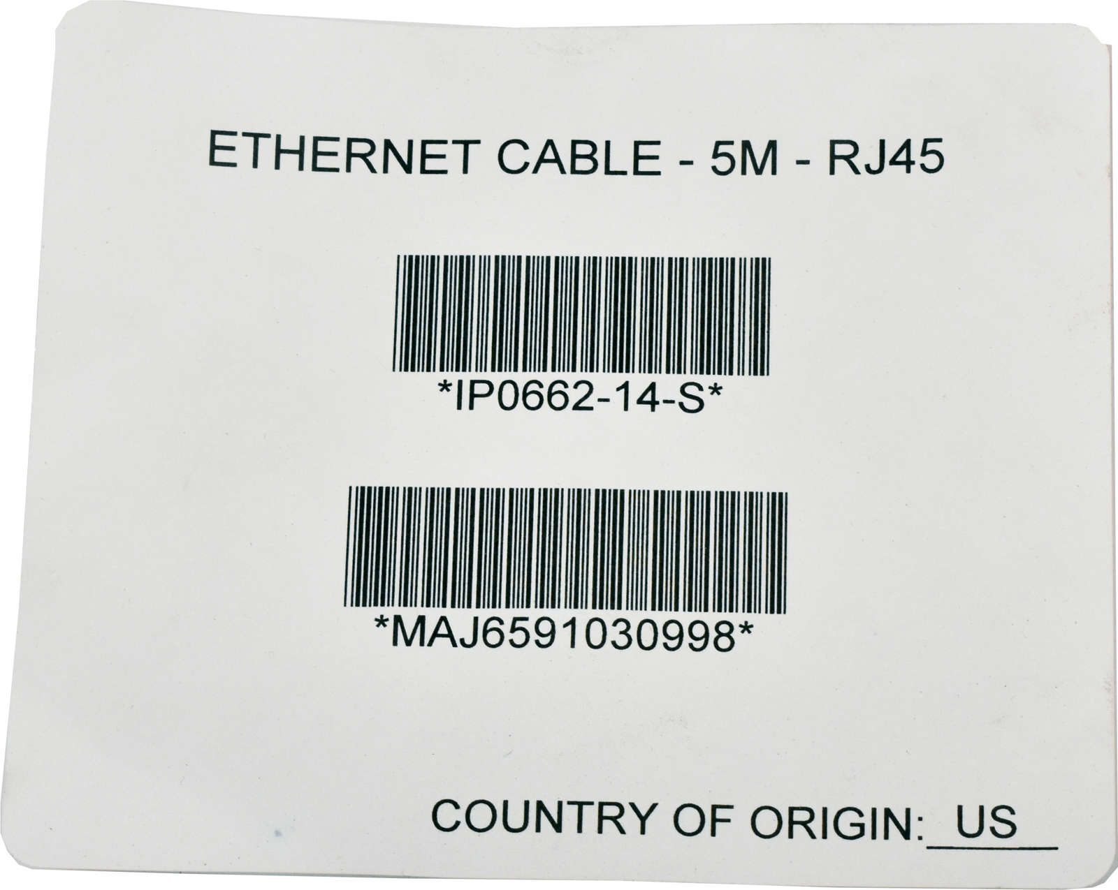 Hitachi Ethernet Cable-5M-RJ45 IP0662-14-S Patch Cable RJ-45 Cat6 CMR red NEW NEU