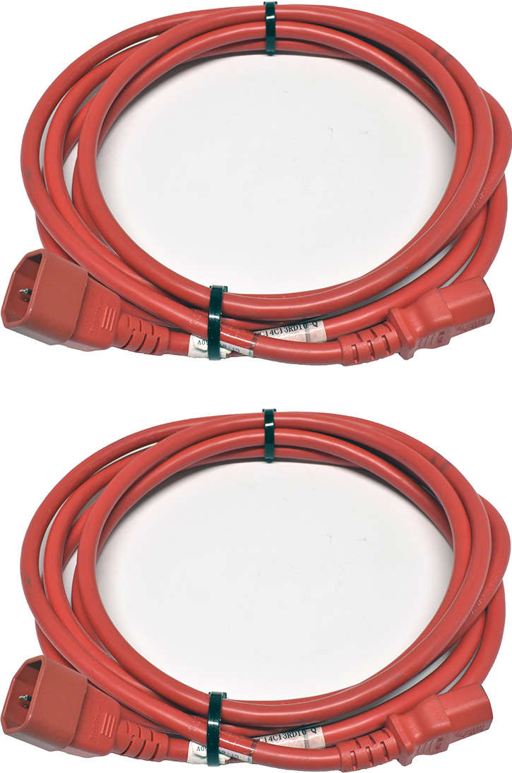 2x-Panduit-Netzkabel-C14-C13-Power-Kabel-rot-3m-10-001.jpg 2x Panduit Netzkabel C14 C13 Power Kabel rot 3m 10A 250V Verlängerung PC14C13RD10-Q