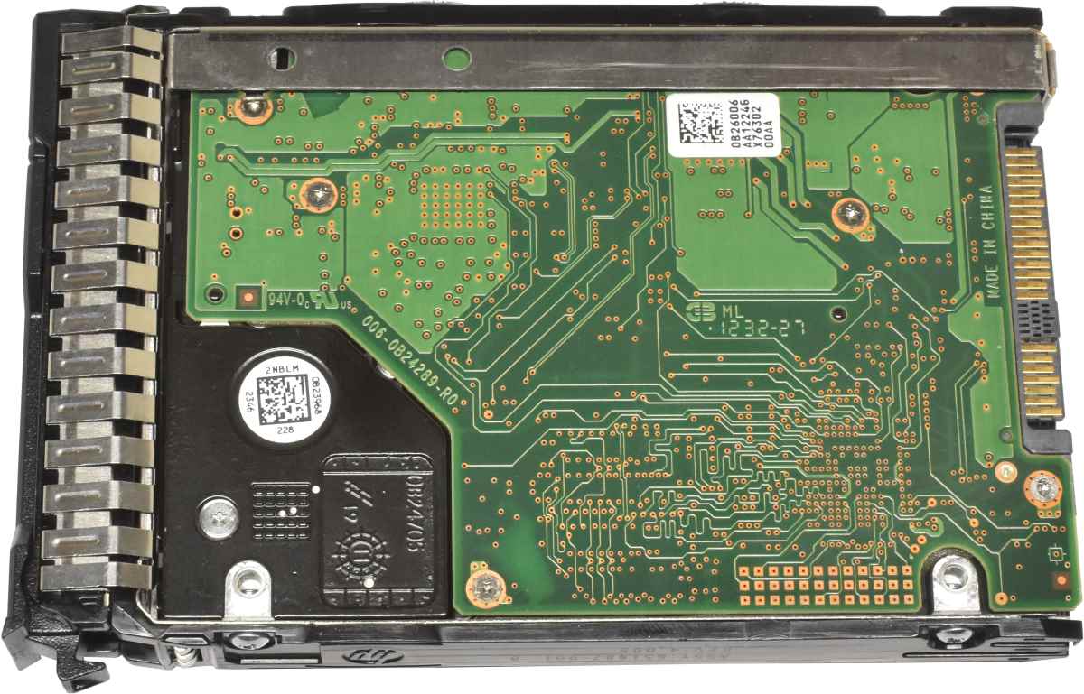 HP 146GB 2.5" 6G 10K SAS HDD Festplatte EH0146FARWD 518216-002 mit Rahmen