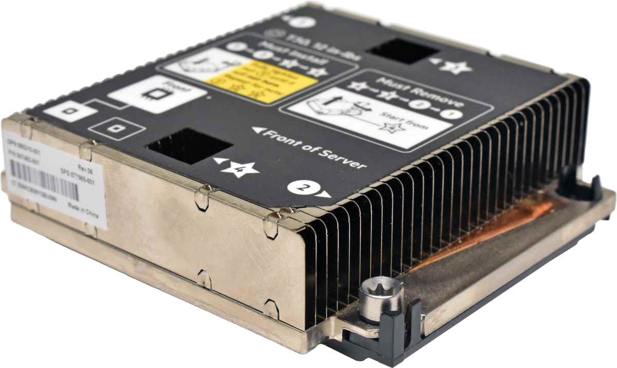 HP 847492-001 865310-001 877965-001 CPU 2 Heatsink for ProLiant BL460C G10 HP 847492-001 865310-001 877965-001 CPU 2 Heatsink for ProLiant BL460C G10