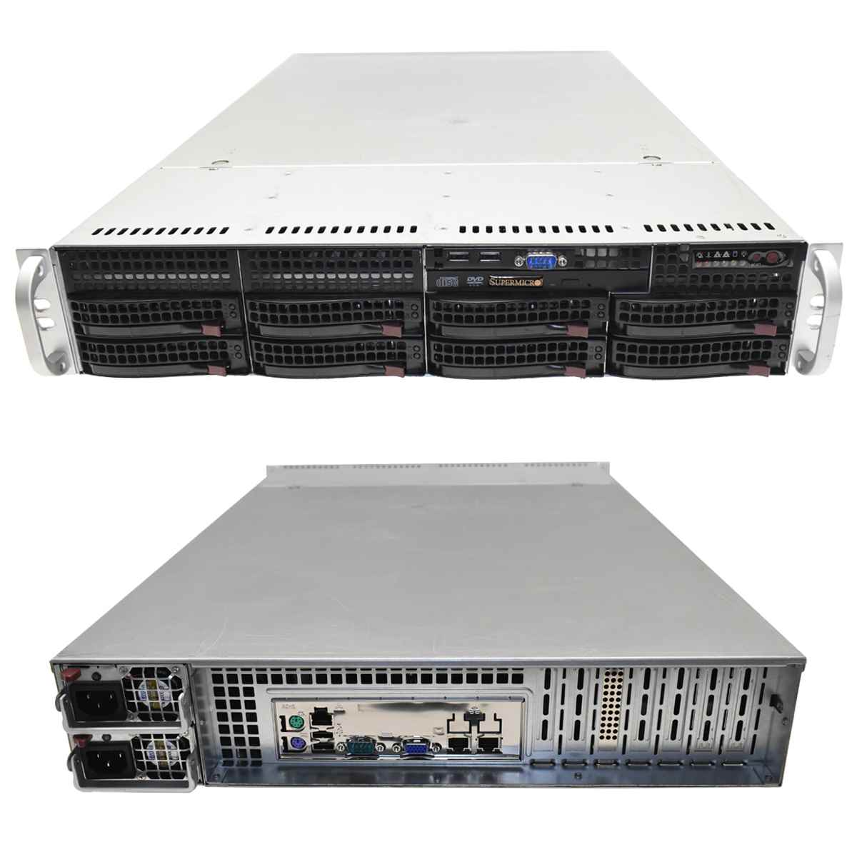 Supermicro CSE-829 2U Server X9DRW-3TF+ (Rev 1,21) 2x E5-2650 V2 CPU 32GB RAM SAS829BTQ