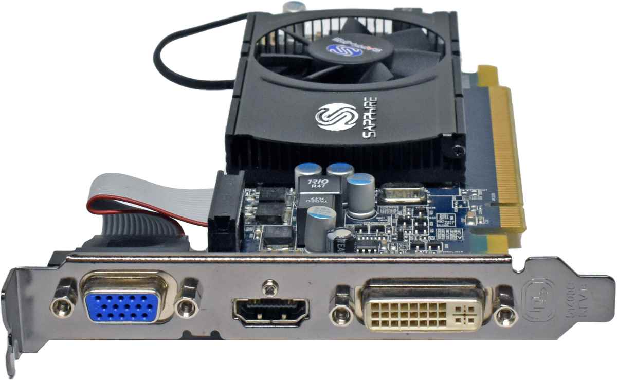 Sapphire AMD Radeon 5570 3E142-310SA 1GB DDR3 Low Profile Graphics Card