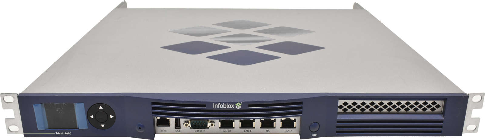 Infoblox Trinzic 1400 Reporting Appliance TE-1410-NS1MSGRID-AC + Mount Brackets no HDD