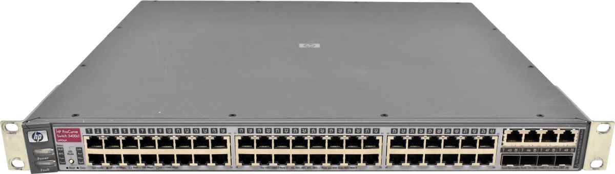 HP 3400cl J4906A 48-Port GE Switch 4x SFP + 10G CL Module