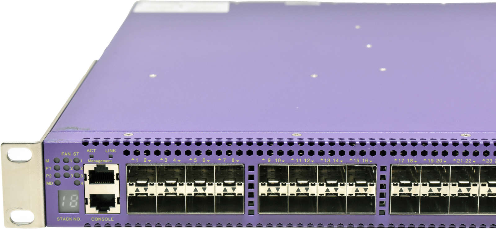 Extreme-Summit-X670V-48x-FB-17101-48-Port-SFP-10GE-003.jpg Extreme Summit X670V-48x-FB 17101 48-Port SFP+ 10GE Switch +Rack Ears