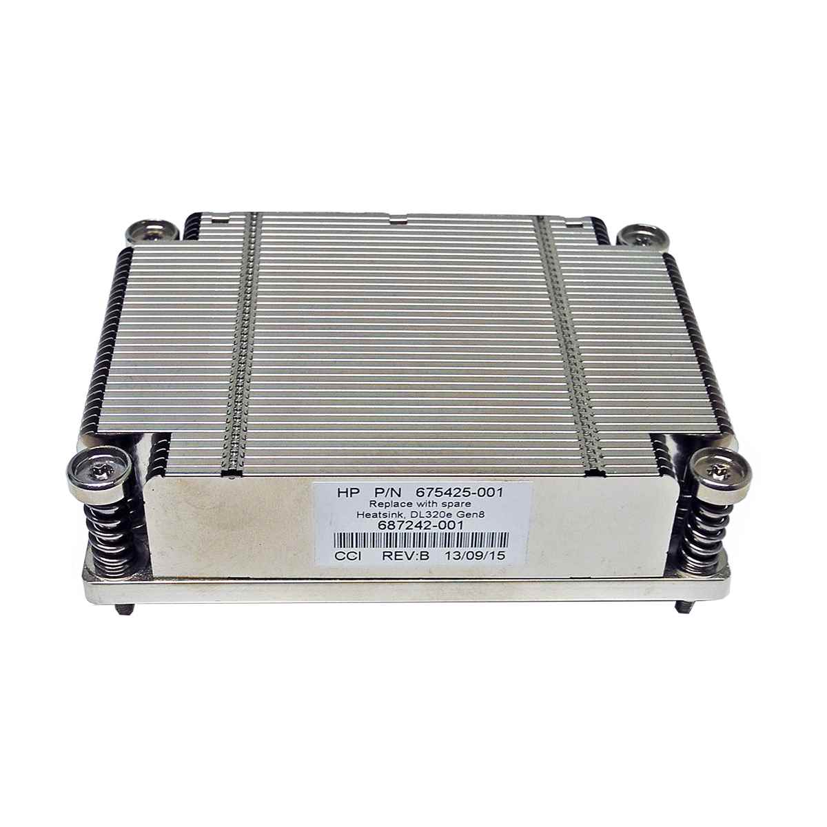 HP ProLiant DL320e G8 CPU Heatsink / Kühler PN 675425-001 SP# 687242-001 HP ProLiant DL320e G8 CPU Heatsink / Kühler PN 675425-001 SP# 687242-001