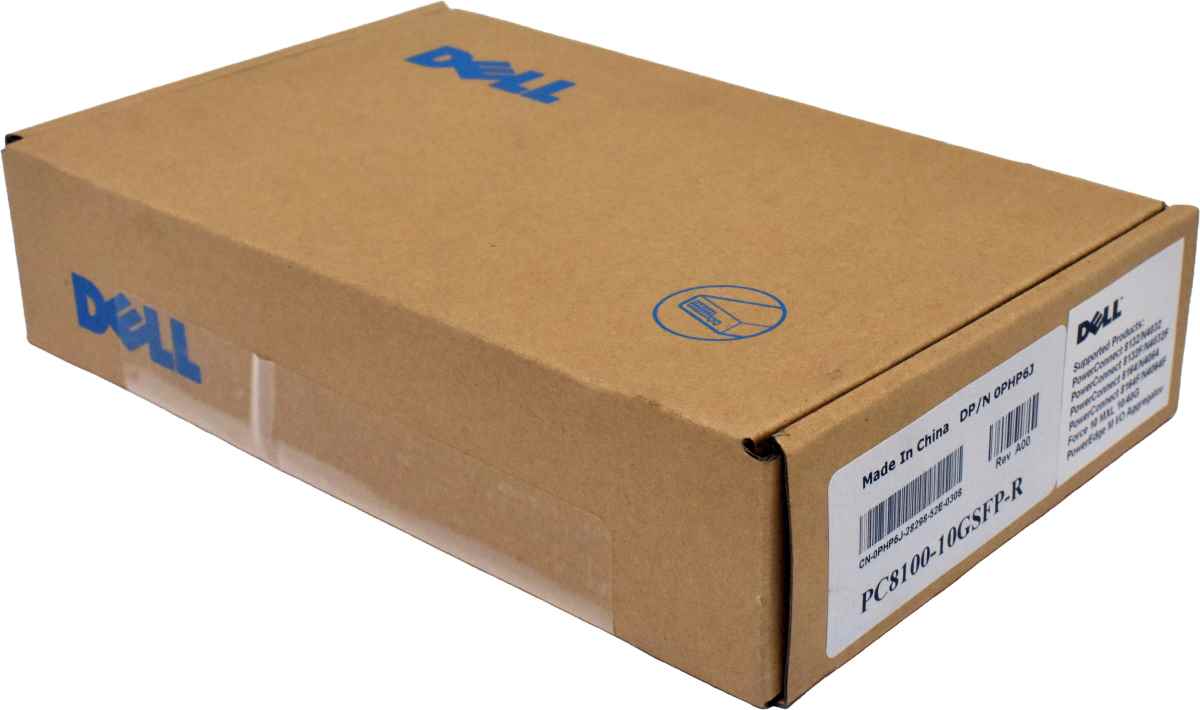 Dell PowerConnect PC8100-10GSFP-R 0PHP6J Quad-Port SFP+ 10GE Expansion Card NEW NEU Dell PowerConnect PC8100-10GSFP-R 0PHP6J Quad-Port SFP+ 10GE Expansion Card NEW NEU