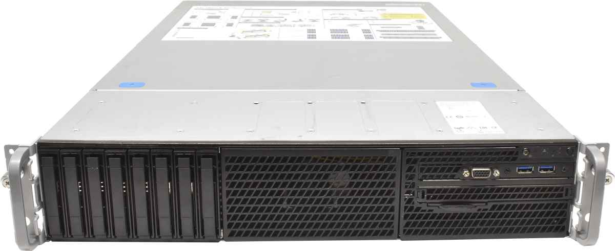 Intel Server Rr2000 ohne CPU 2x Kühler 0GB PC4 8x SFF 2.5 Zoll + Caddy Intel Server Rr2000 ohne CPU 2x Kühler 0GB PC4 8x SFF 2.5 Zoll + Caddy