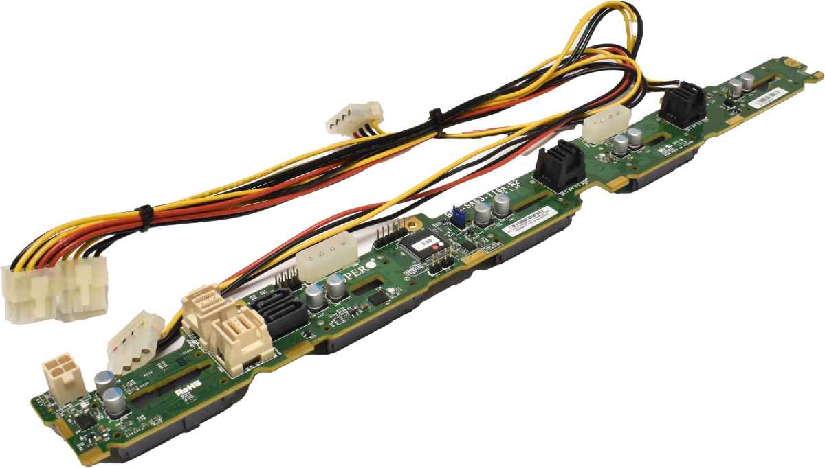 Supermicro Backplane BPN-SAS3-116A-N2 12G für CSE-119U 10x 2.5“ +2 Power Kabel Supermicro Backplane BPN-SAS3-116A-N2 12G für CSE-119U 10x 2.5“ +2 Power Kabel