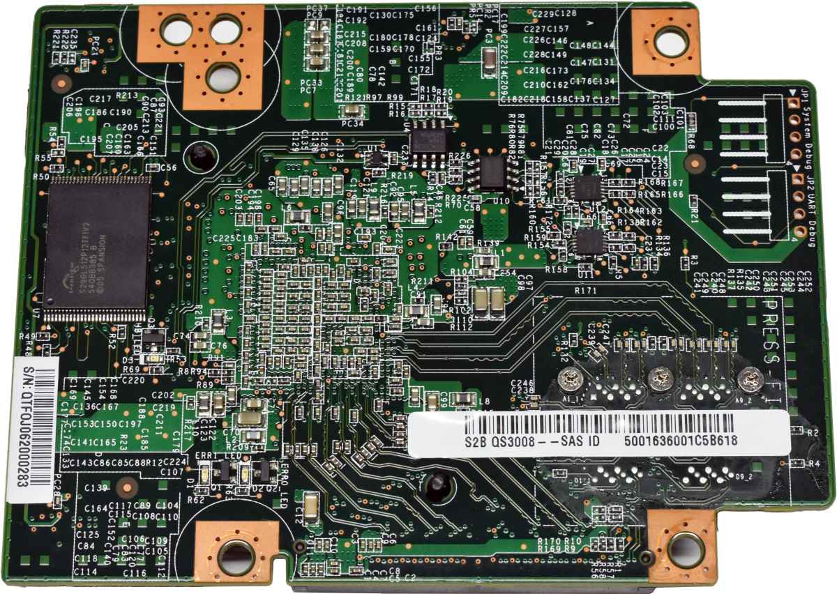 Quanta QCR Mezzanine Server RAID Controller MiniSAS 12GBs 35S2BMA0000 S2B QS3008