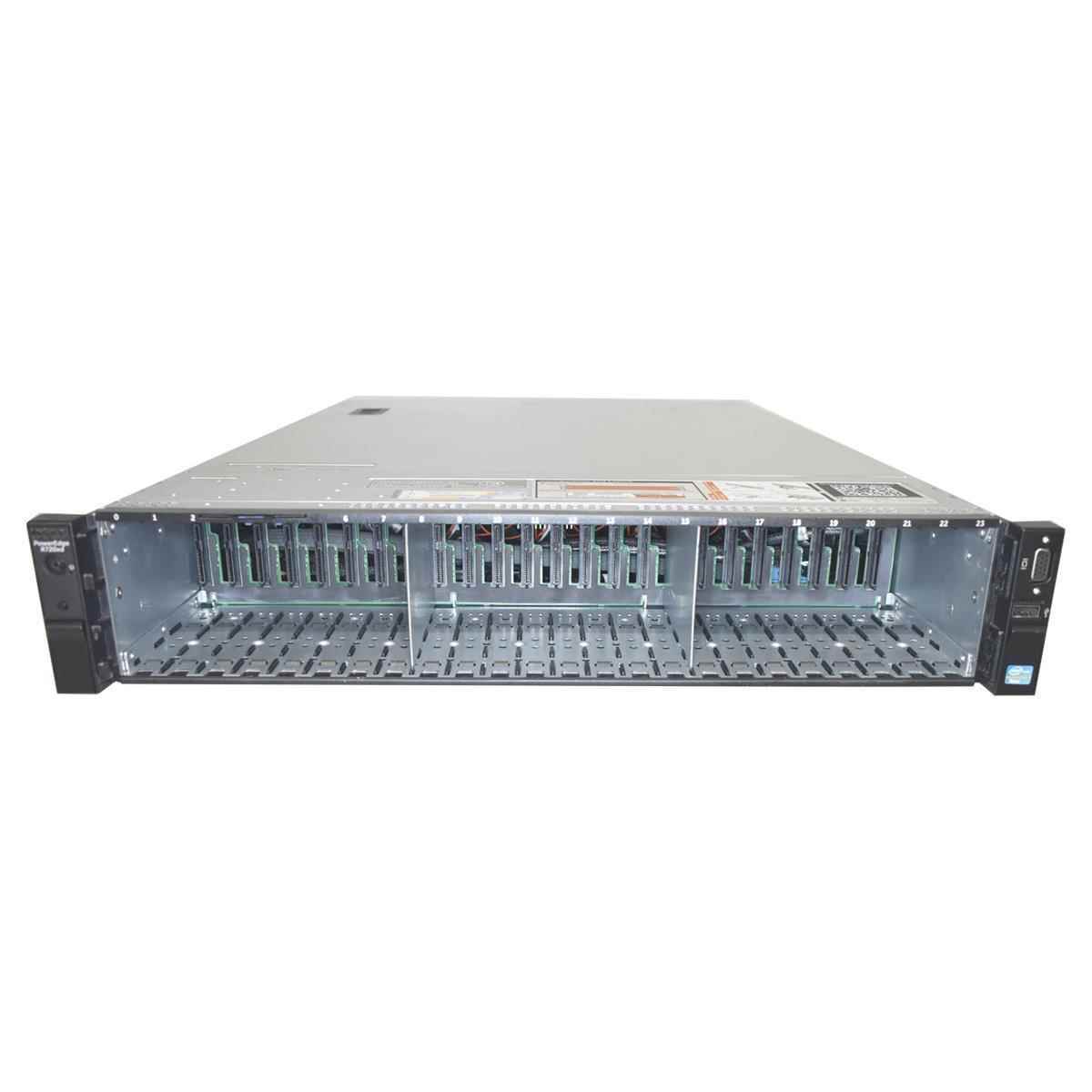 Dell PowerEdge R720xd ohne CPU ohne RAM 2x Kühler H710mini 26x SFF 2,5