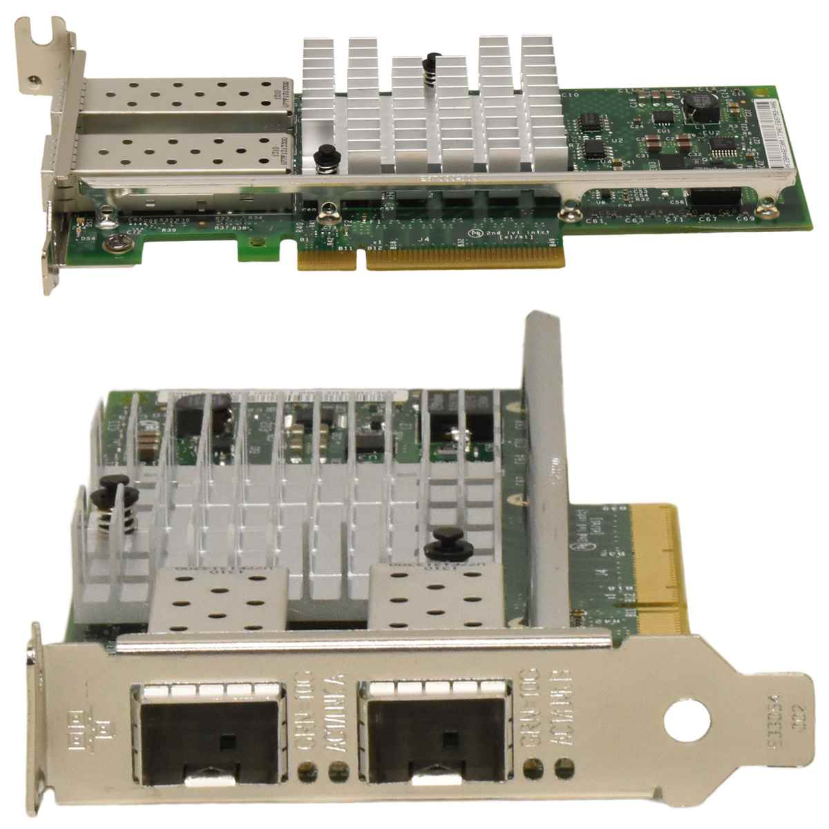 Intel IBM X520-DA2 FC Dual-Port 10GbE PCIe x8 Netzwerkkarte LP FRU: 49Y7962 Dell Intel X520-DA2 FC Dual-Port 10GbE PCIe x8 Netzwerkkarte LP 0FTKMT 942V6