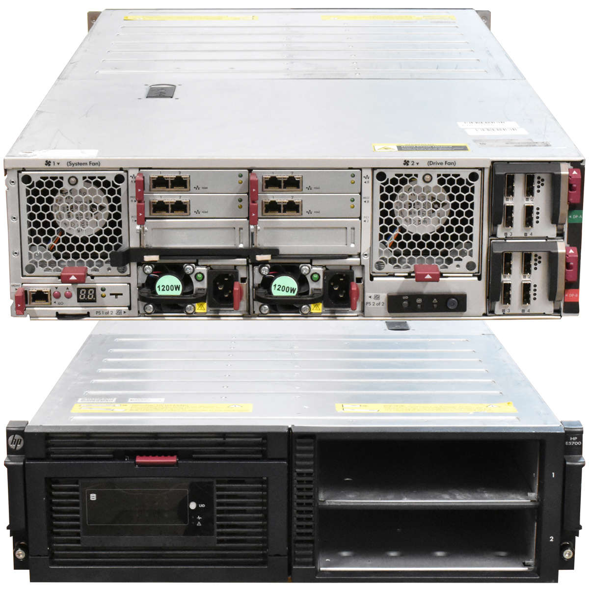 HP-StorageWorks-U200-E5700-16x-Bay-3-5-Zoll-LFF-2x-002.jpg HP StorageWorks U200 E5700 16x Bay 3.5 Zoll LFF 2x Bay Server Blade 2x PSU no HDD