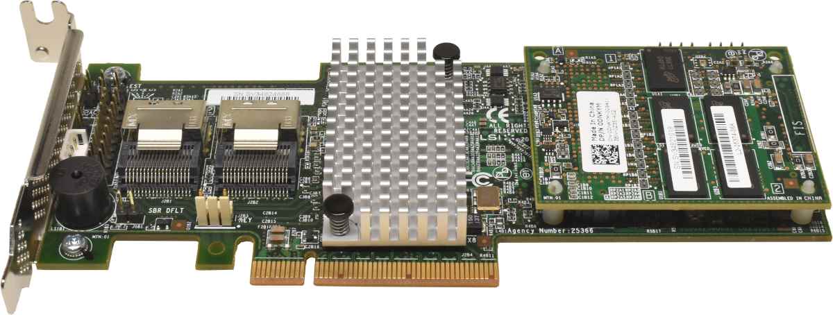 Dell LSI MR SAS 9265-8i 6 Gb/s 1GB PCIe x8 RAID Controller 0DNKYM +Kabel LP C6220