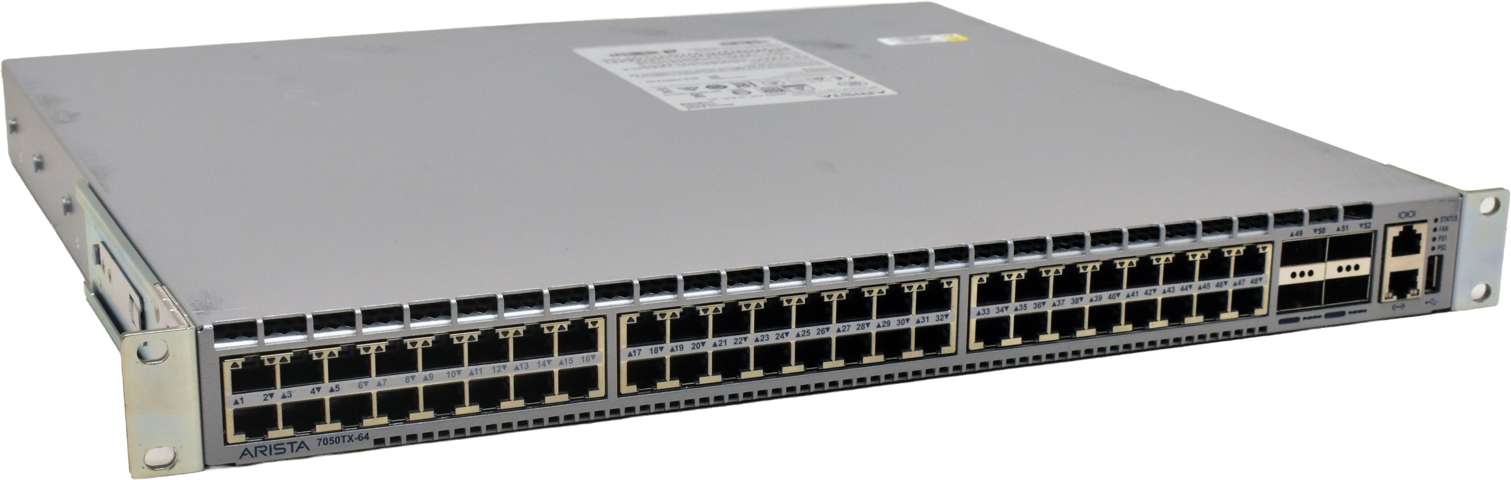 Arista DCS-7050TX-64 48-Port 10G Ethernet Switch 4x 40GbE QSFP+ Port