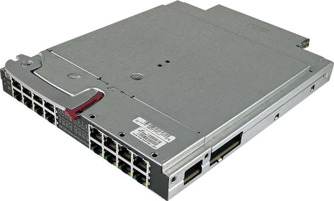 HP-406738-001-1GbE-Pass-Thru-Module-SP-419329-001-001.jpg HP 406738-001 1GbE Pass-Thru Module SP# 419329-001 for c-Class BladeSystem