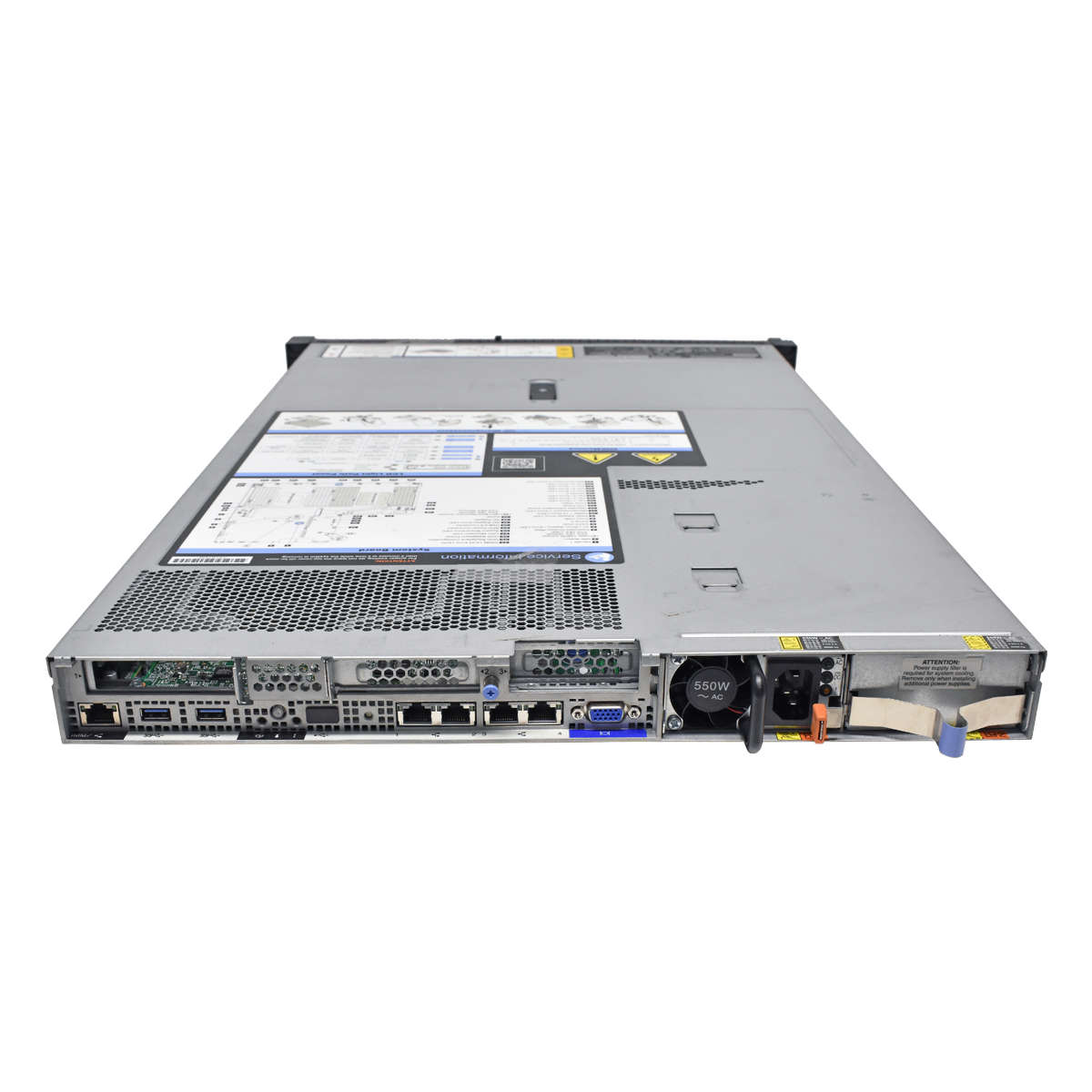 Lenovo-System-x3550-M5-Server-no-CPU-no-DDR4-2x-He-003.jpg Lenovo System x3550 M5 Server no CPU no DDR4 2x Heatsink 1xPWS M5210 4x SFF 2,5