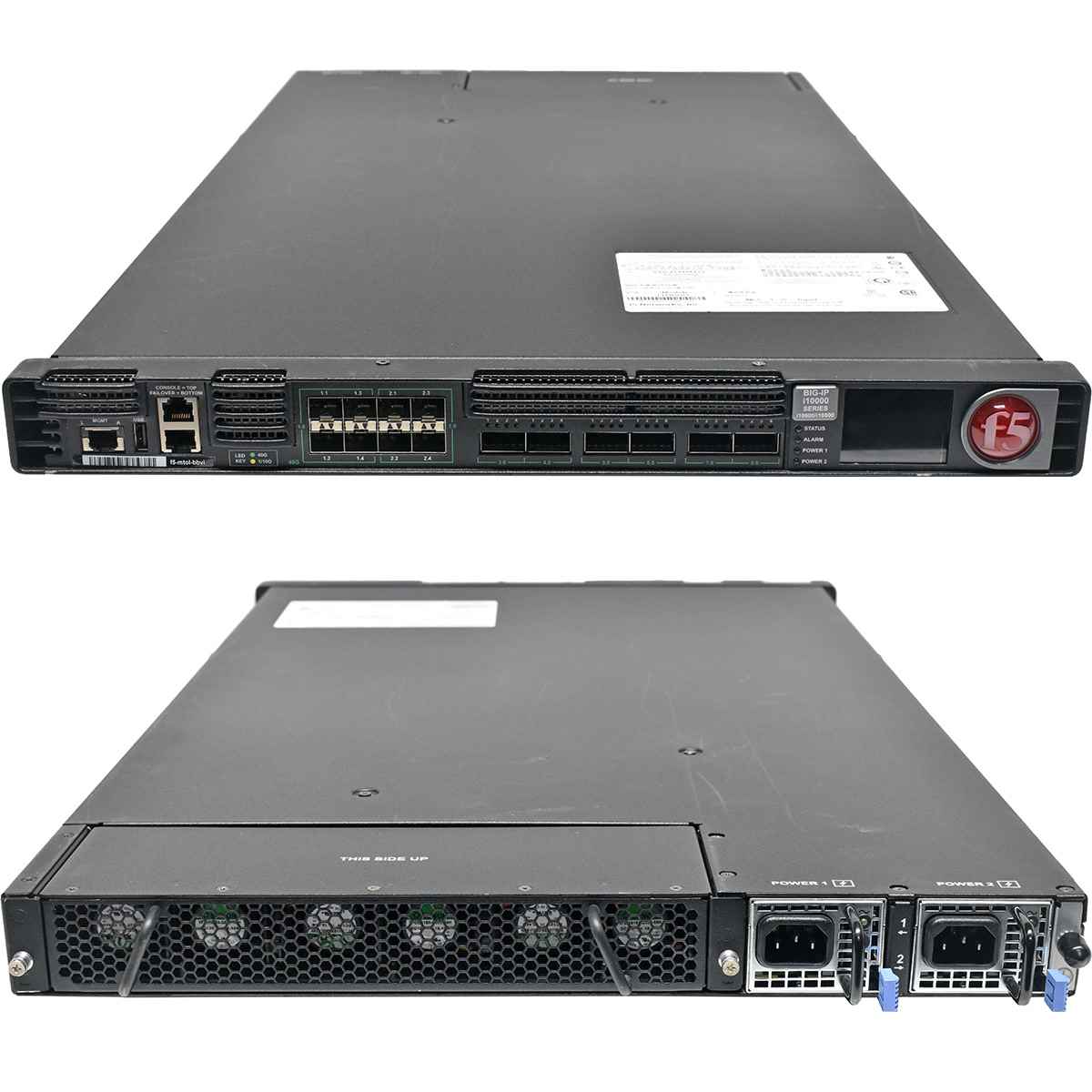 F5 Networks BIG-IP 10000 Series i10600/i10800 Local Traffic Manager 1x Intel Xeon E5-1660 v4 128GB RAM no HDD no OS F5 Networks BIG-IP 10000 Series i10600/i10800 Local Traffic Manager 1x Intel Xeon E5-1660 v4 128GB RAM no HDD no OS