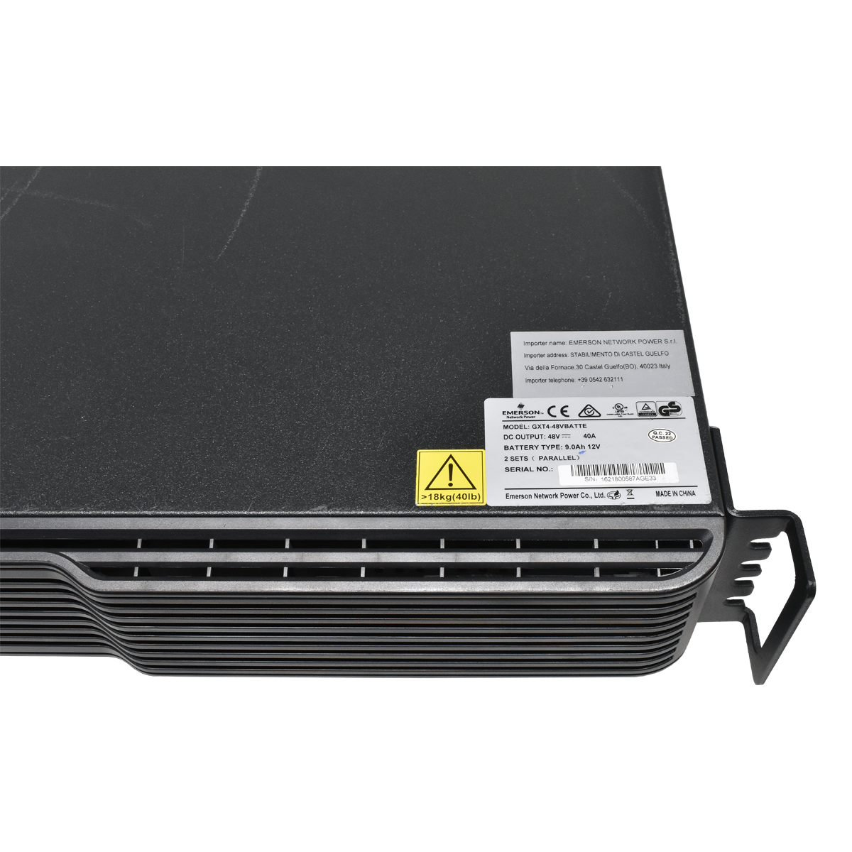 Emerson GXT4-48VBatte ext. battery cabinet 40A 9 Ah 12V