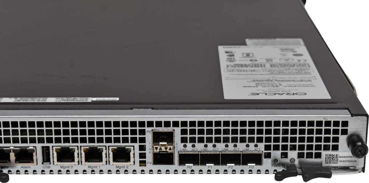 Oracle Corporation ACME Packet AP4600 NGM7L00CRA +Module NGI8AFFMTA Rack Ears