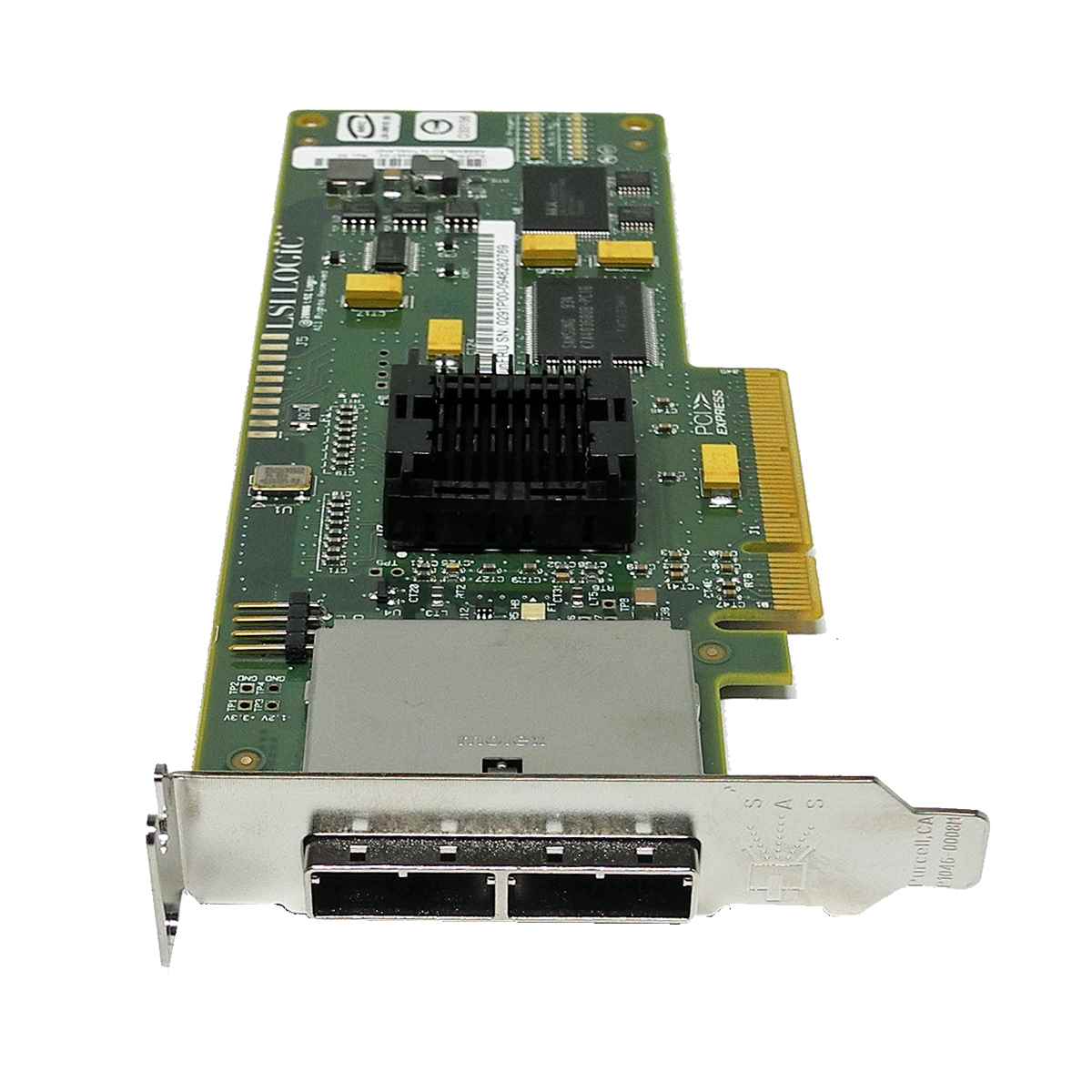 LSI SAS3801EL-S dual-Port 3 Gb SAS PCIe x8 Server Adapter SunFRU 375-3487-04 LP LSI SAS3801EL-S dual-Port 3 Gb SAS PCIe x8 Server Adapter SunFRU 375-3487-04 LP