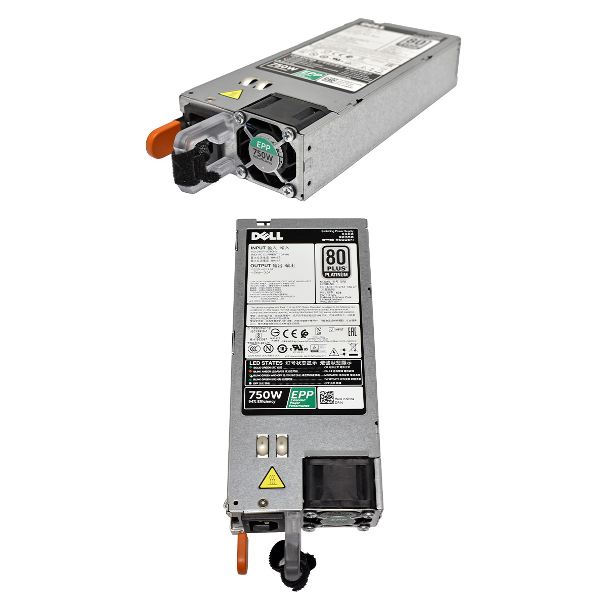 DELL L750E-S0 0HTRH4 0V1YJ6 0KNHJV 08H33M 0953MX 0W8R3C 750W PSU for PowerEdge